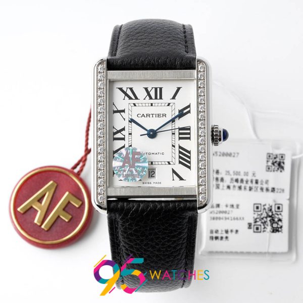 cartier tank rep mat trang day da de (6)