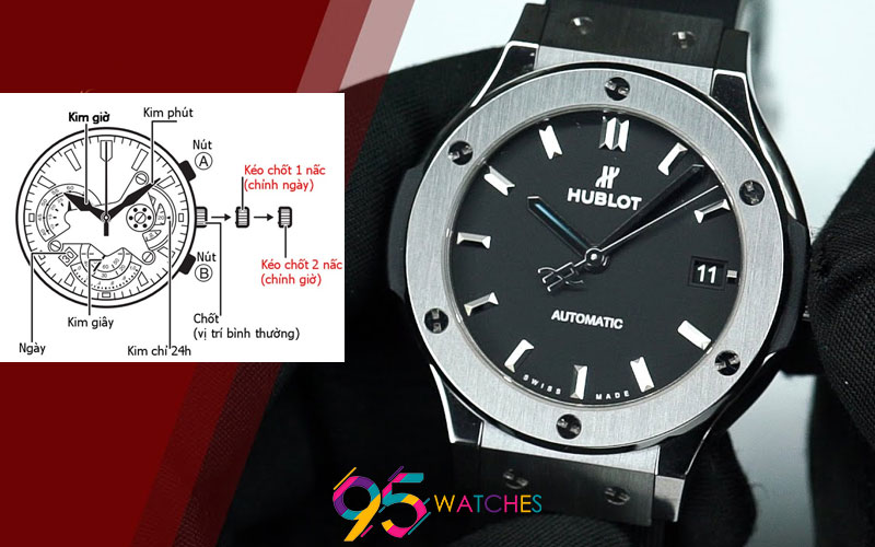 cach chinh dong ho hublot